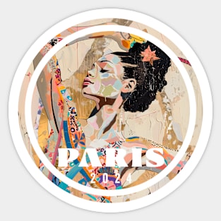 Paris 2024 Gymastics Sticker